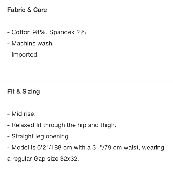 Mens Gap NWT Relaxed Fit Modern Khakis - Picture 6 of 6